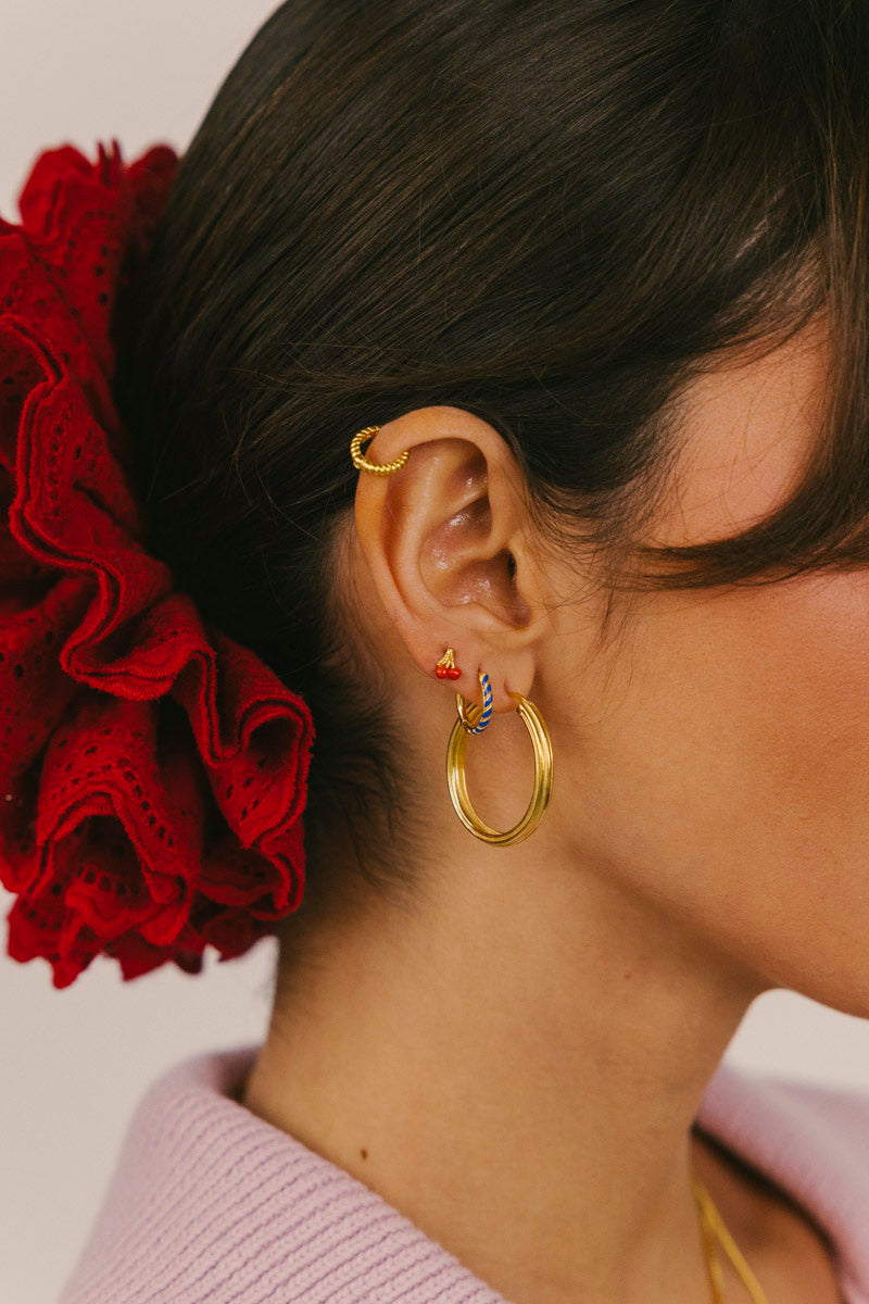 Sunset Hoop Gold Plated