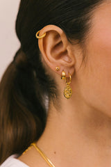 Vida A Lisboa Hoop Gold Plated