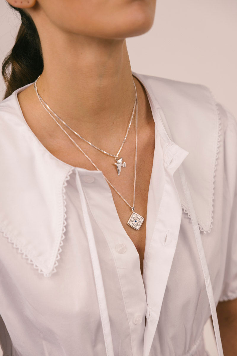 Azulejo Necklace Silver