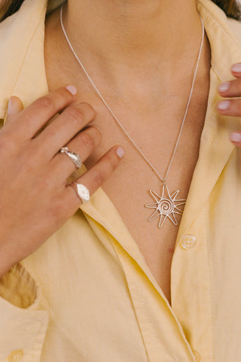 Sol Necklace Silver