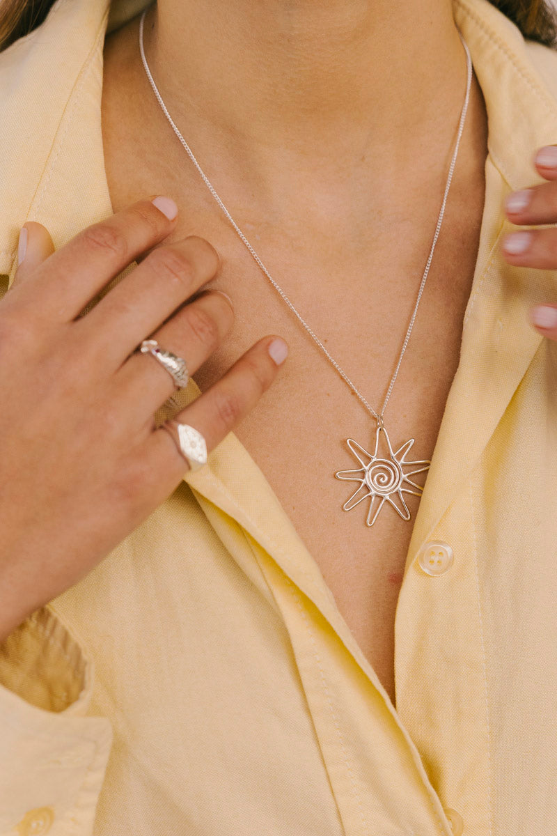 Sol Necklace Silver
