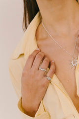 Azulejo Pinky Ring Silver