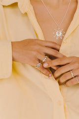 Floral Embrace Ring Silver