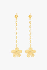 Botanic Chain Earring Gold Plated