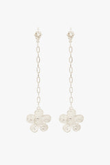 Botanic Chain Earring Silver