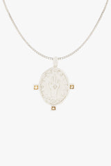 Divine Protection Necklace Silver