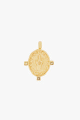 Divine Protection Necklace Gold Plated