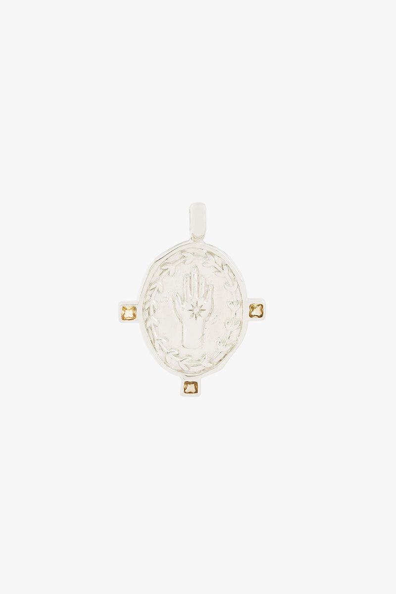 Divine Protection Necklace Silver