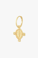 Divine Protection Earring Gold Plated
