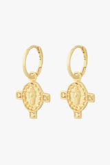 Divine Protection Earring Gold Plated