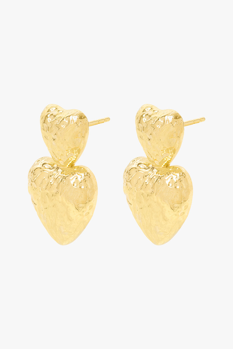 Entwined Love Earring Gold Plated