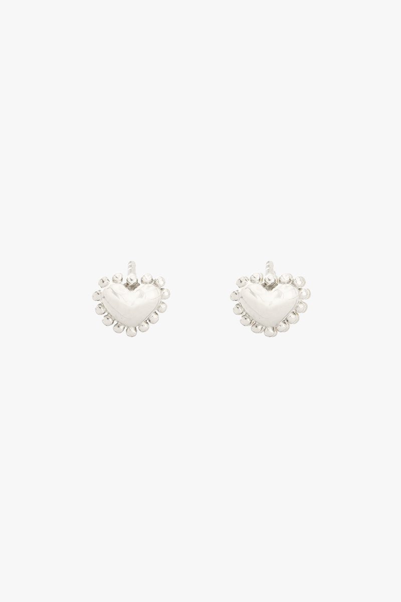 Eternal Heart Stud Silver