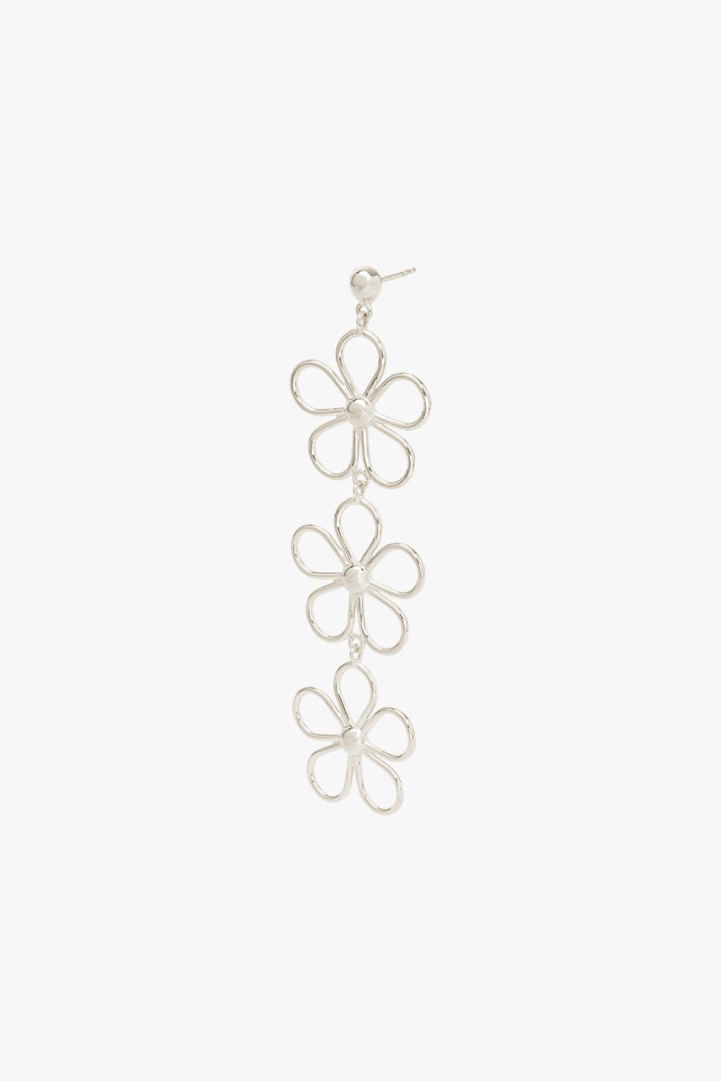 Flores Earring Silver
