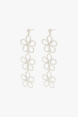Flores Earring Silver