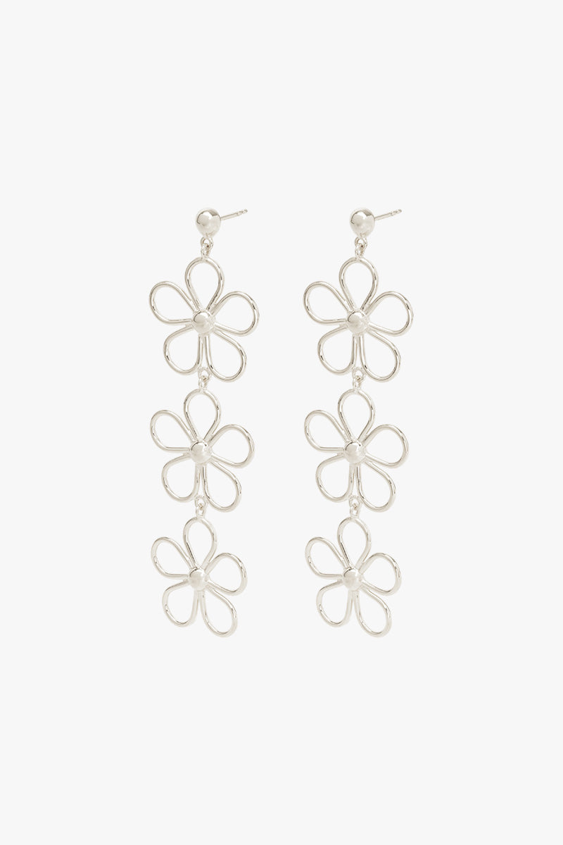 Flores Earring Silver
