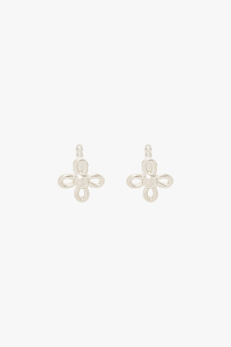 Flores Stud Silver