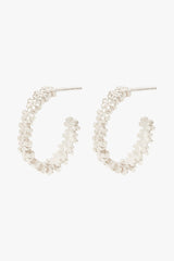 Flourish Hoop Silver