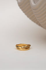 Trinity pinky ring 14k solid gold