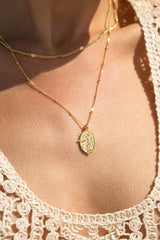 Dot chain necklace (40cm)