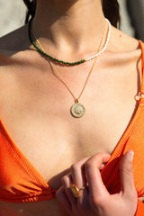 Syros necklace gold plated (42 cm)