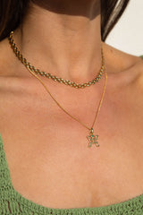 Yannis necklace gold plated