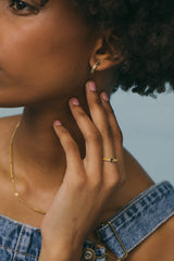 Peacock ring gold plated