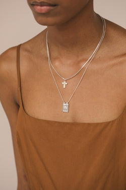 Hestia necklace silver
