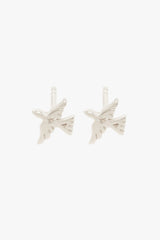 Lucky swallow stud silver