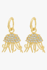 Medusa Hoop Earring Gold Plated