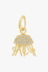 Medusa Hoop Earring Gold Plated