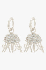 Medusa Hoop Earring Silver