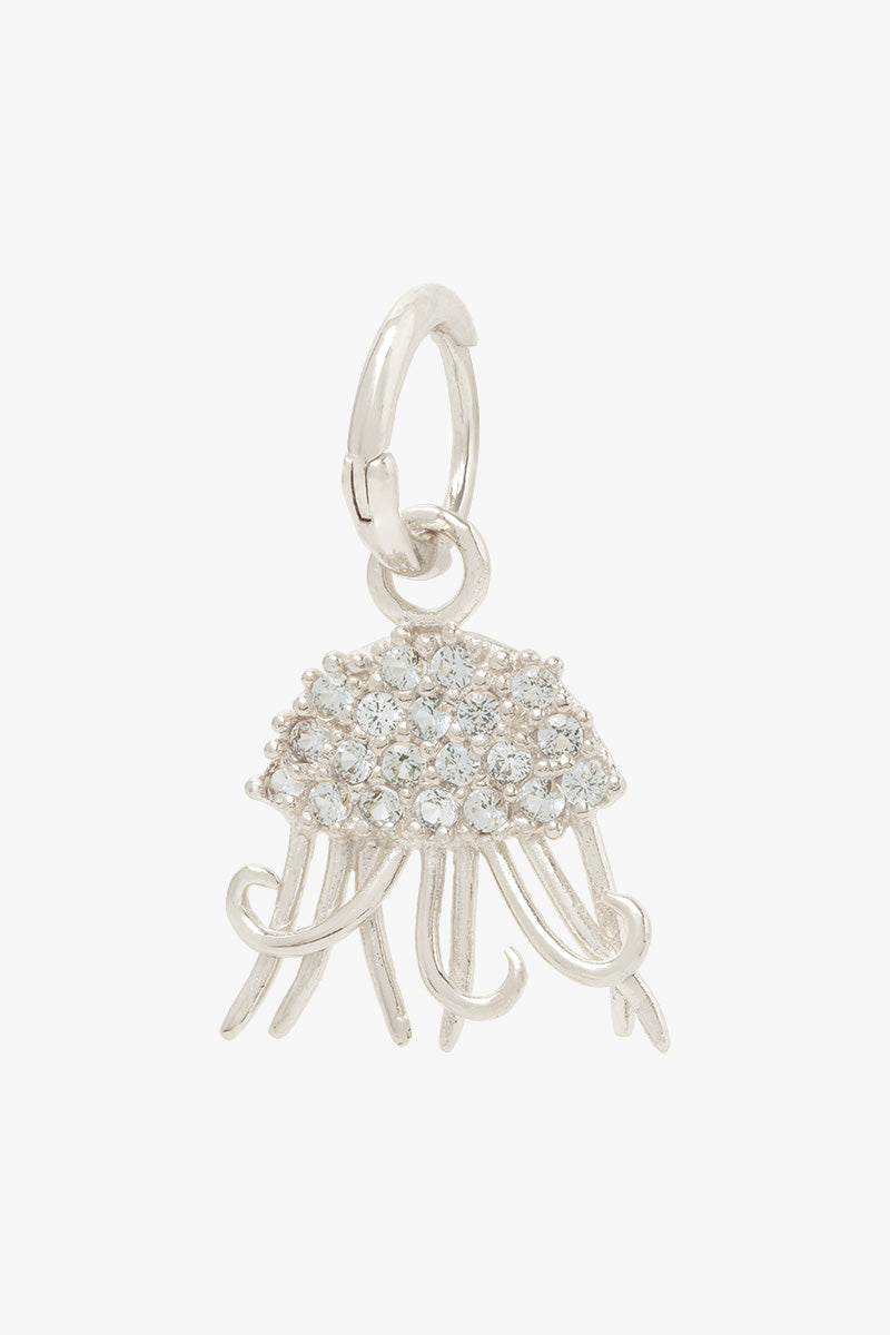 Medusa Hoop Earring Silver