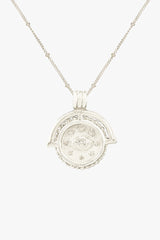 Queen Of Stars Double Sided Necklace Silver