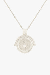 Queen Of Stars Double Sided Necklace Silver