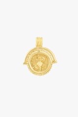 Queen Of Stars Double Sided Necklace Gold Plated