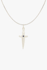 Sacred Sword Necklace Silver