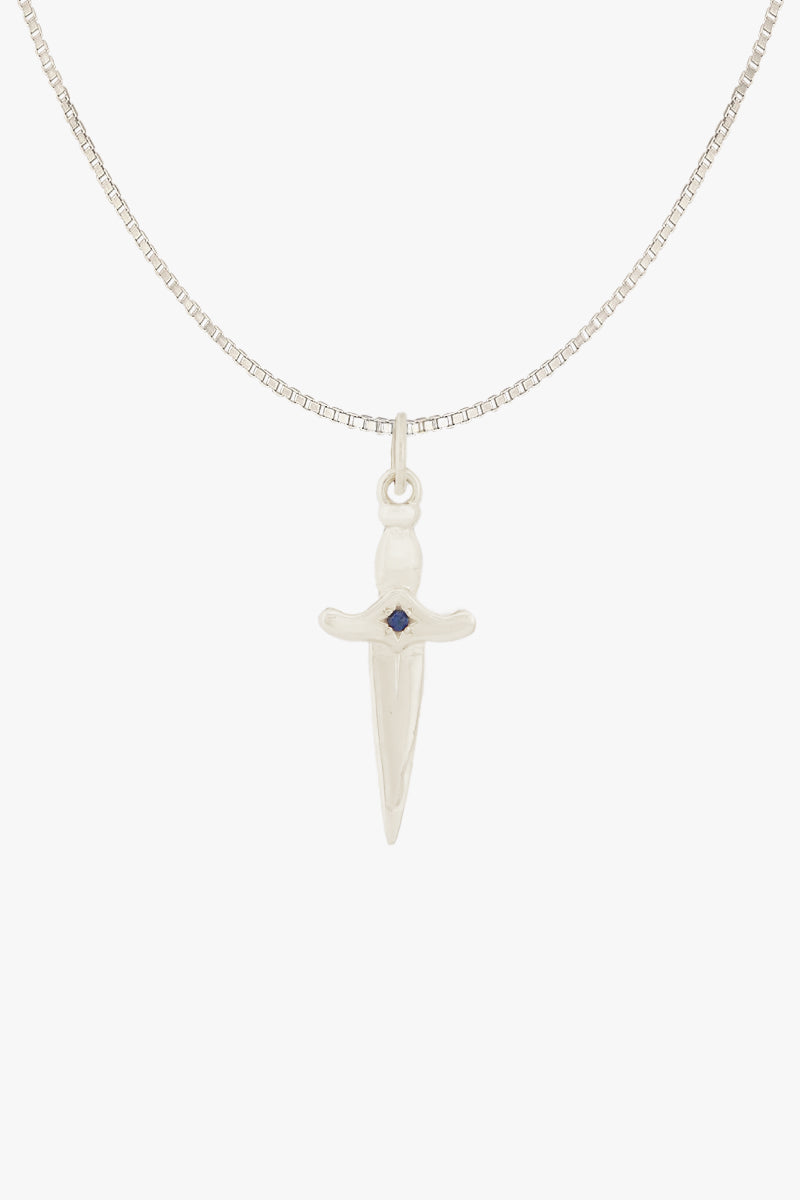 Sacred Sword Necklace Silver
