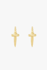 Sacred Sword Stud Gold Plated