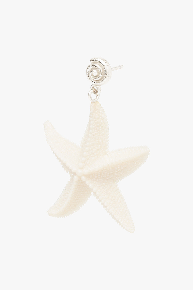 Sea Star Stud Silver
