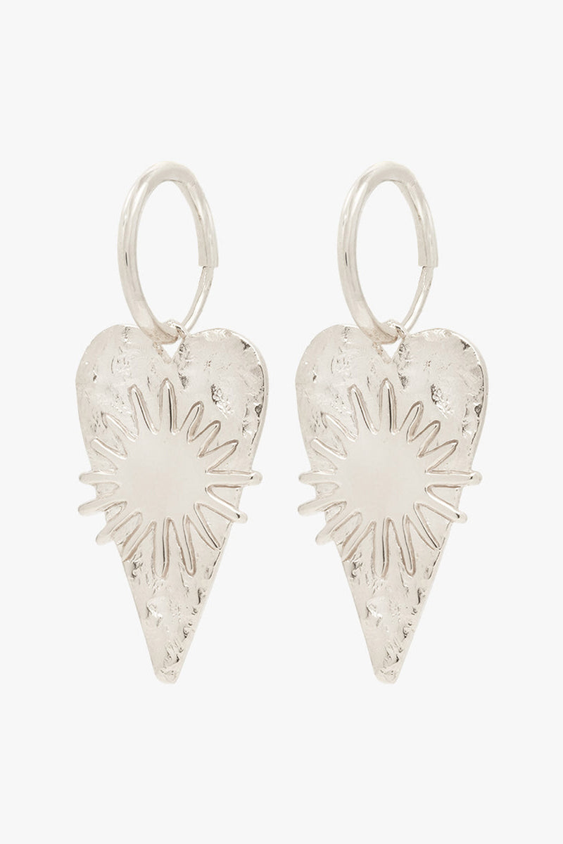 Serenity hoop earring silver 