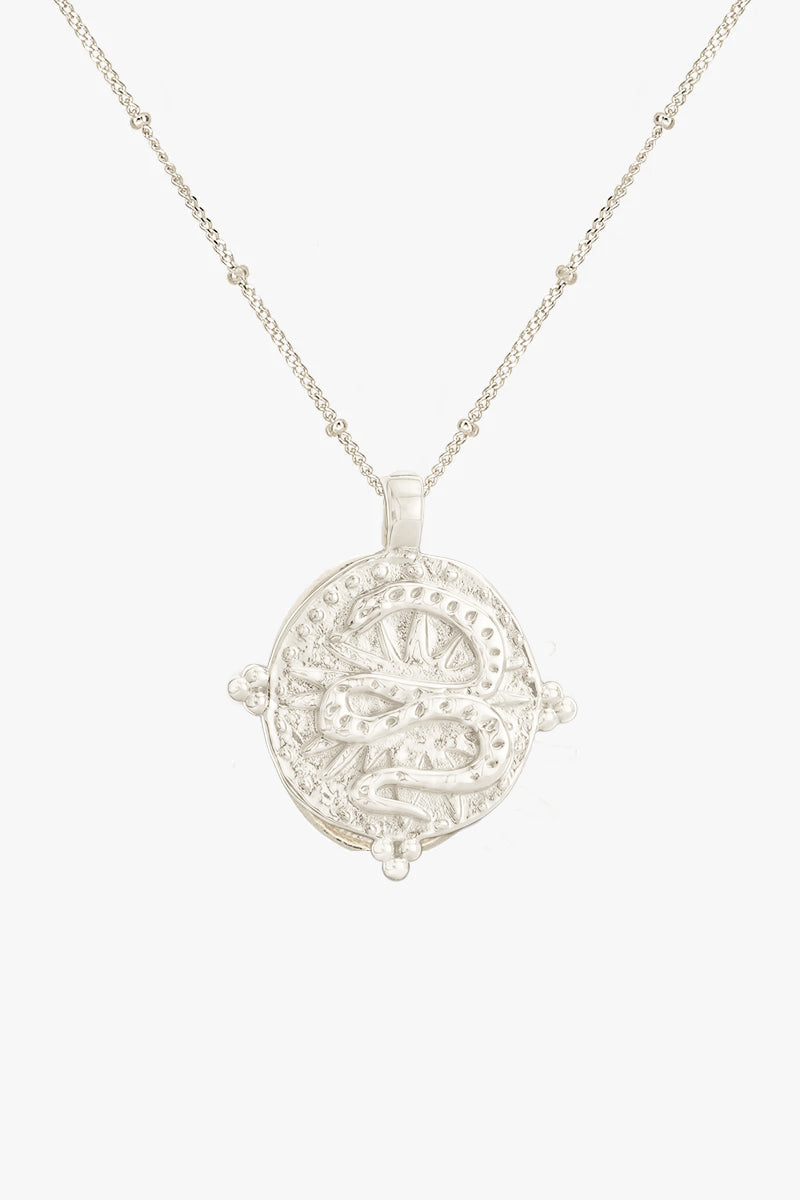 Serpant Necklace Silver