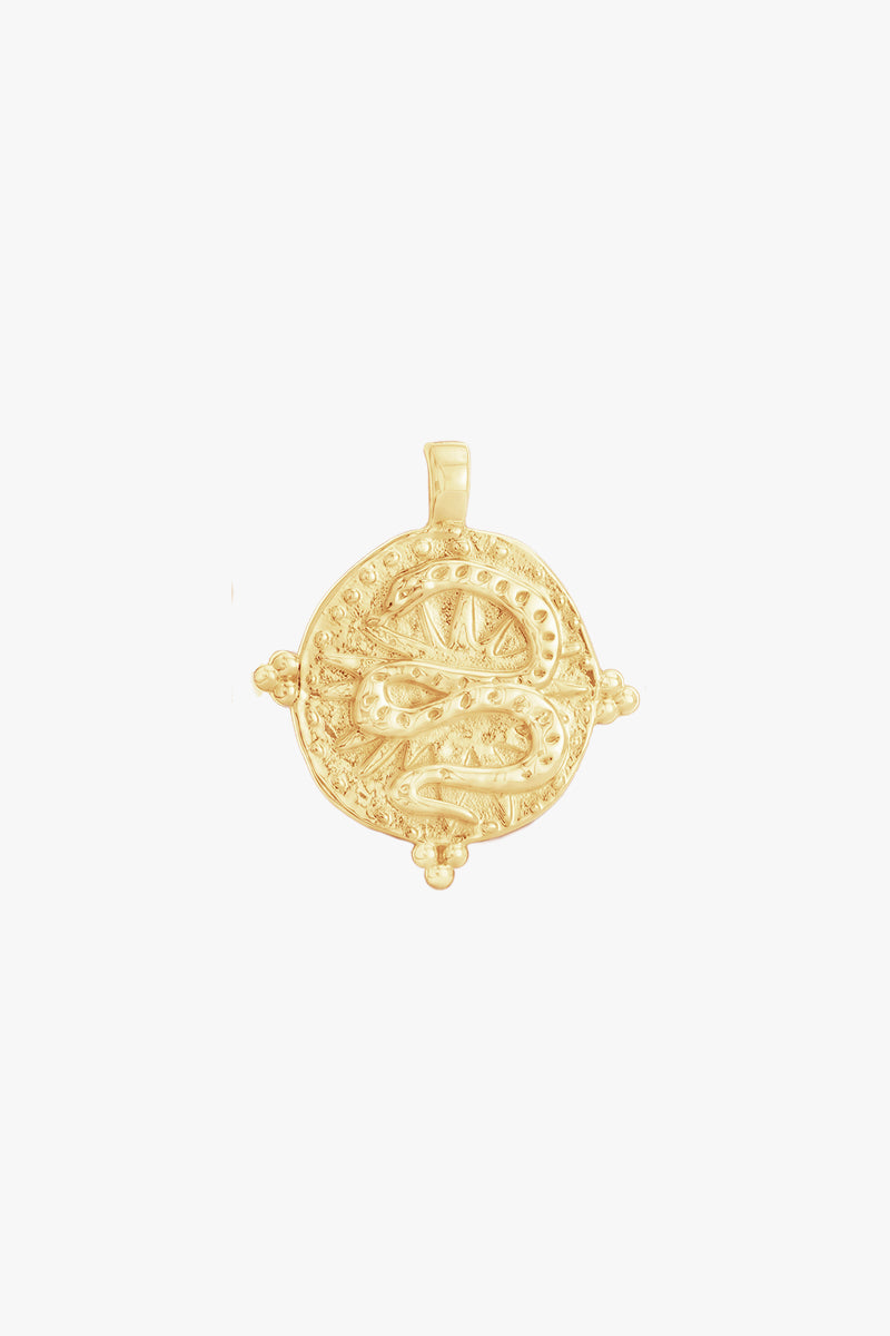Serpant Necklace Gold Plated
