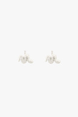 Serpant Stud Silver