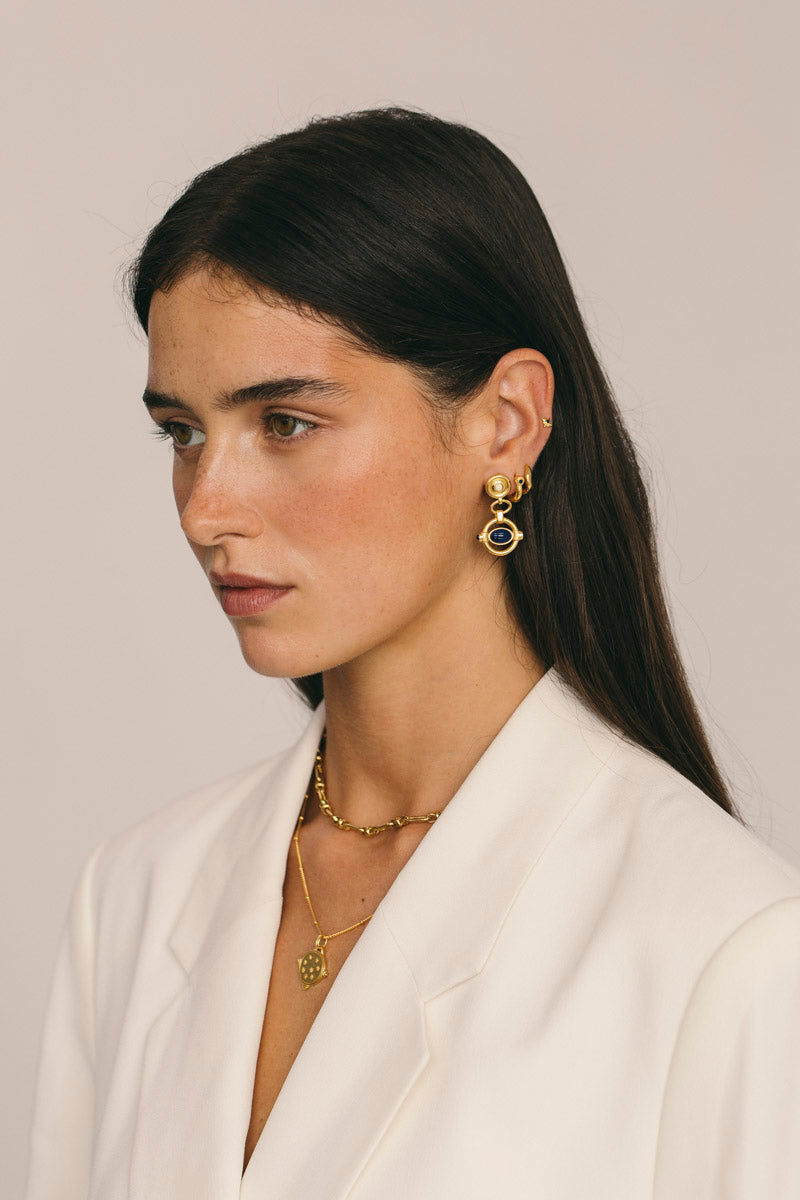 Neptune Huggie Gold Plated