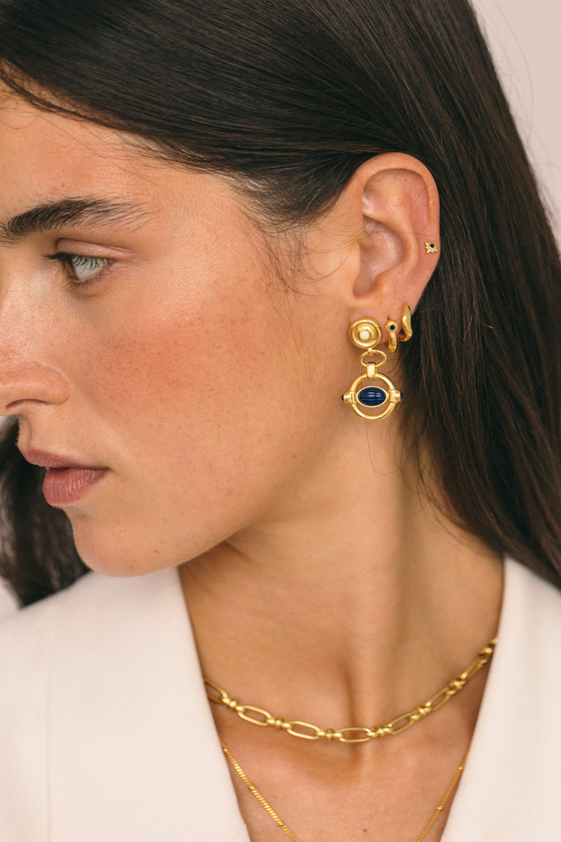 Neptune Huggie Gold Plated