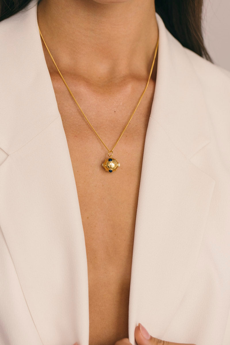 Sputnik Necklace Gold Plated