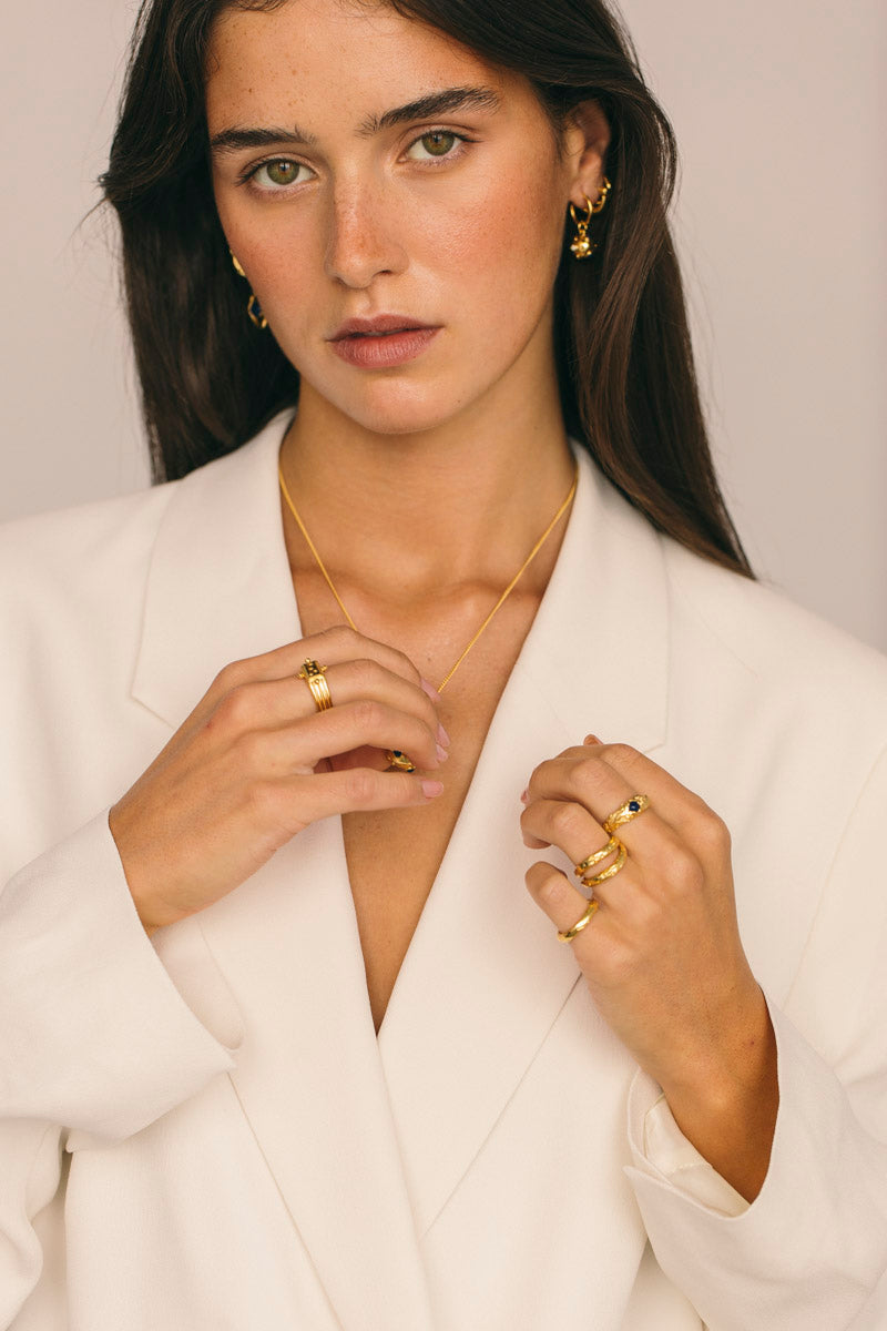 Sky Full Of Stars Ring Gold Plated