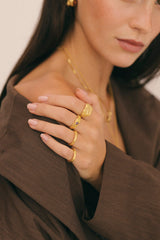 Lava Ring Gold Plated