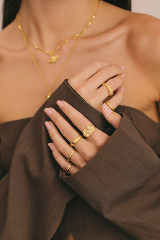 Luminous Ring Gold Plated