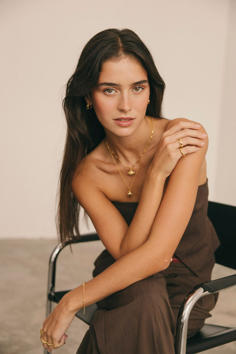 Triple Star Bracelet Gold Plated